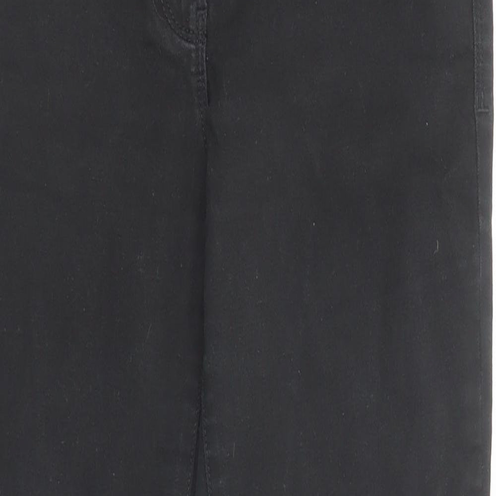 Womens UK Size 8 Marks and Spencer Regular Fit Straight Black Jeans