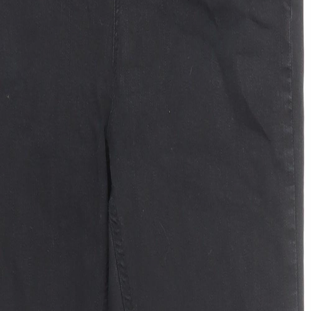 Hera Mens Black Cotton Skinny Jeans Size 30 in Regular Zip