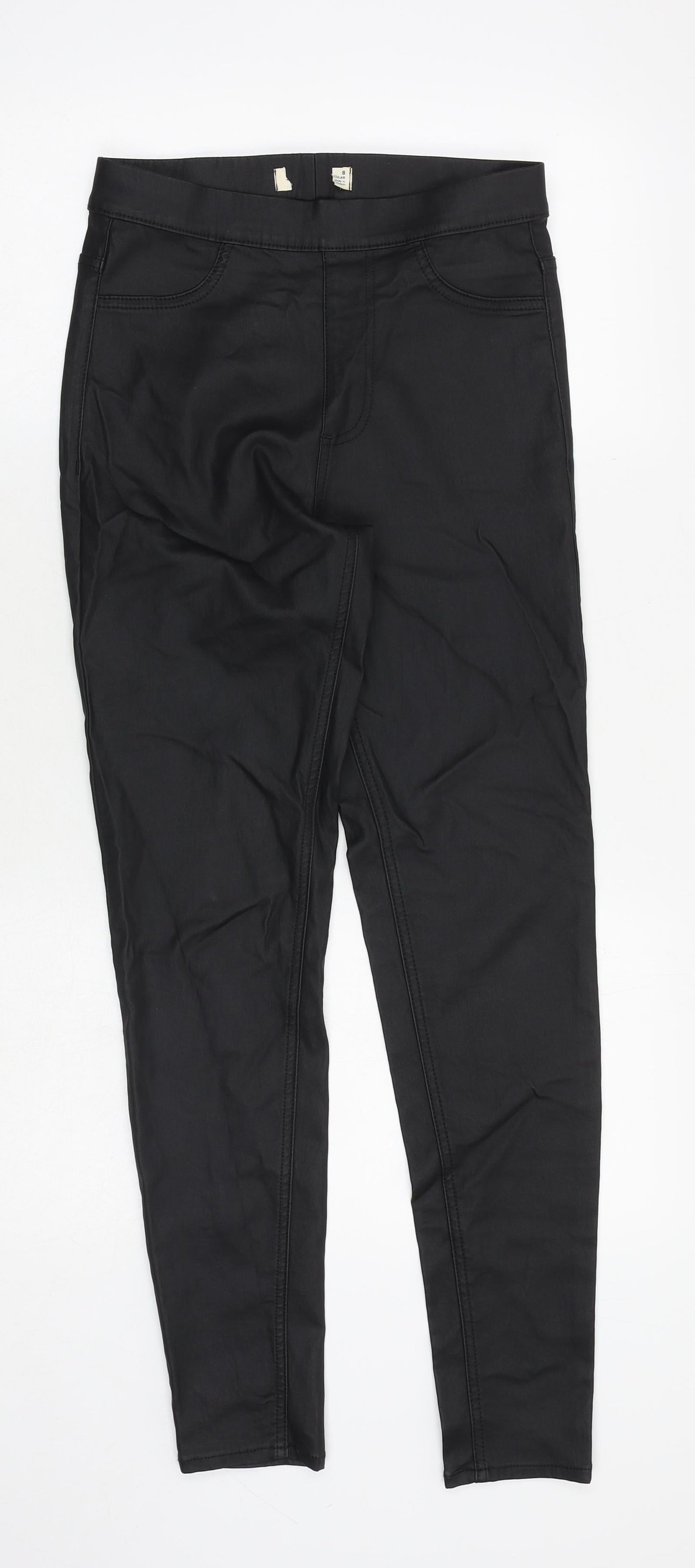 Womens UK Size 8 Marks and Spencer Regular Fit  Beige Trousers