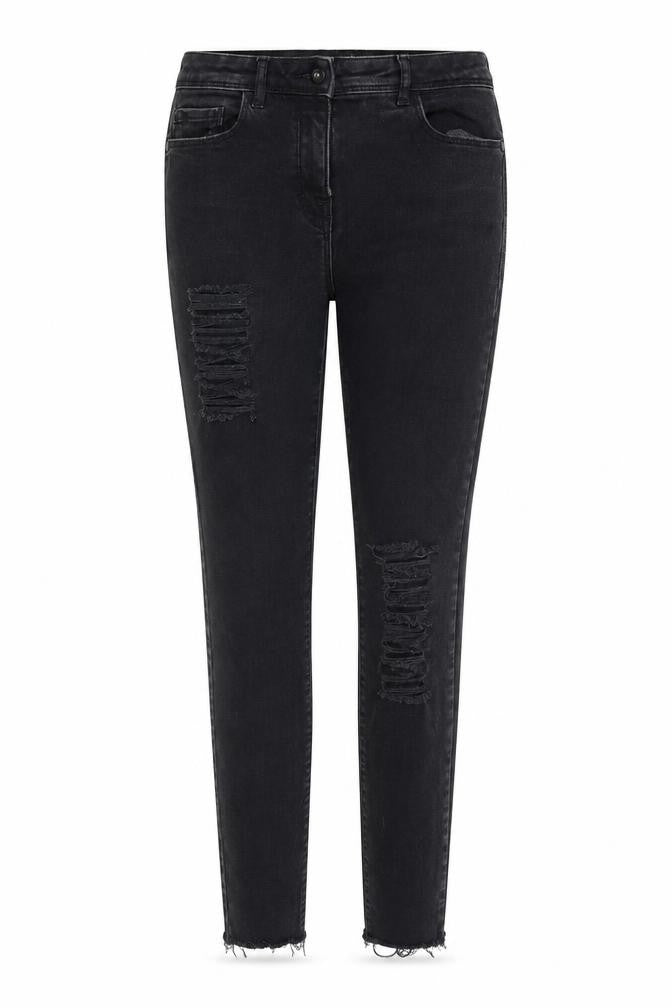 Womens UK Size 8 NEXT Regular Fit Skinny Black Jeans