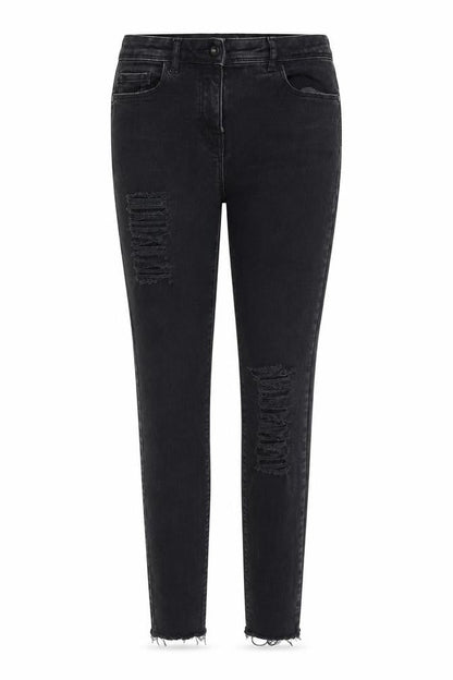 Womens UK Size 8 NEXT Regular Fit Skinny Black Jeans