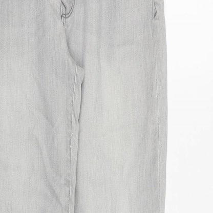 Gap Womens Grey Cotton Jegging Jeans Size 28 in Regular Zip