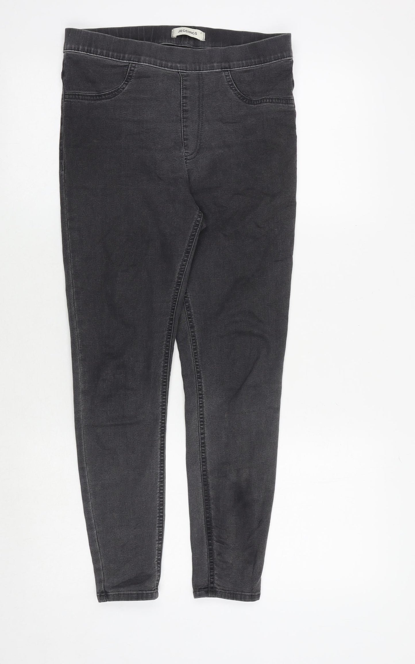 Womens UK Size 10 Marks and Spencer Regular Fit Jegging Grey Jeans
