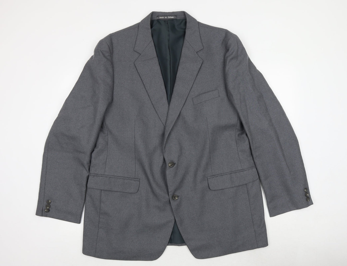 Mens UK Size 44 Grendale Regular Grey Suit Jacket
