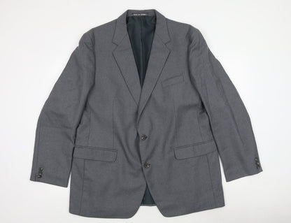 Mens UK Size 44 Grendale Regular Grey Suit Jacket