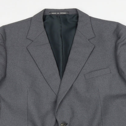Mens UK Size 44 Grendale Regular Grey Suit Jacket