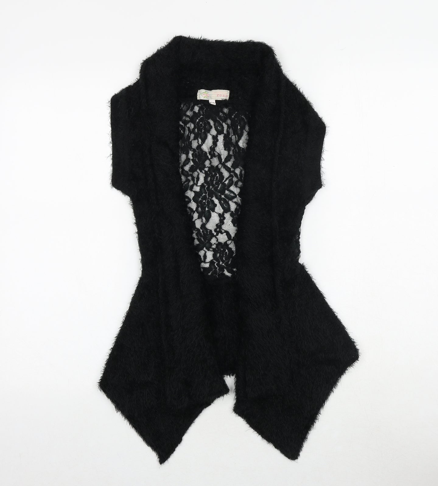 Womens UK Size S Cameo Rose Silver Cardigan Jumper