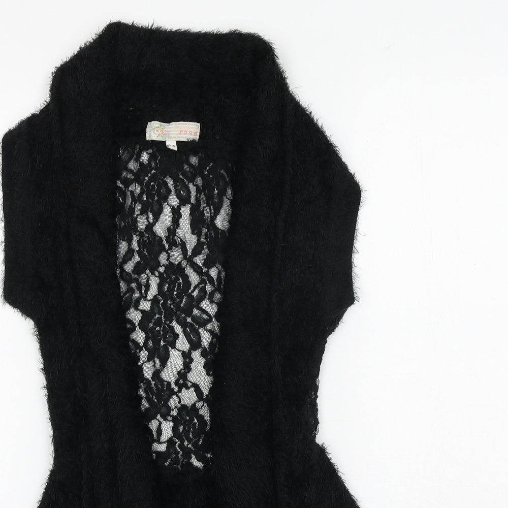 Womens UK Size S Cameo Rose Silver Cardigan Jumper