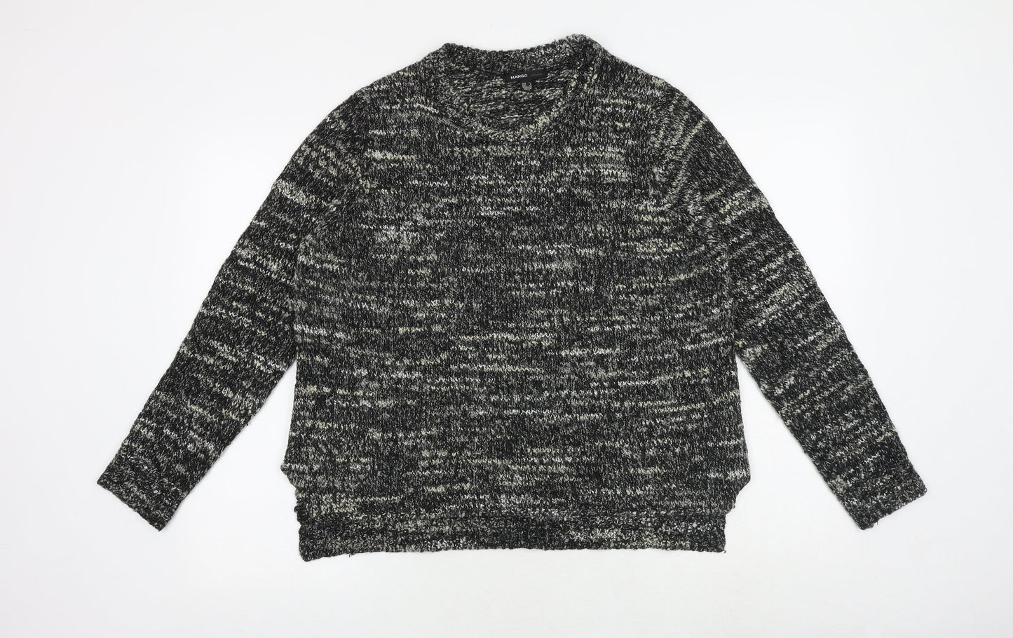 Womens UK Size XL Mango Grey Pullover Jumper