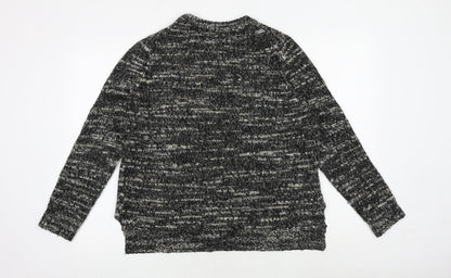 Womens UK Size XL Mango Grey Pullover Jumper