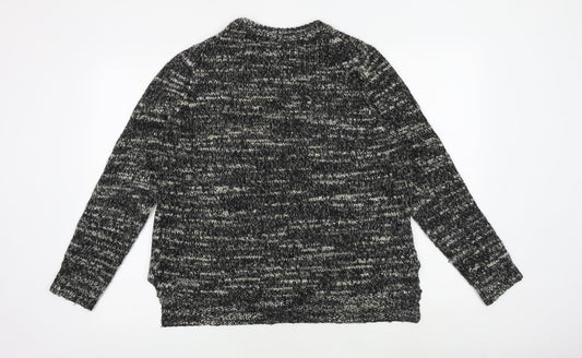 Womens UK Size XL Mango Grey Pullover Jumper