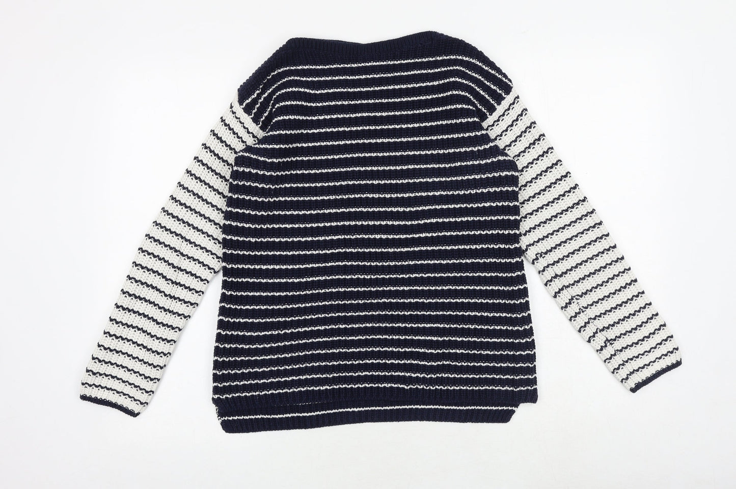 Womens UK Size S Marks and Spencer Blue Pullover Jumper