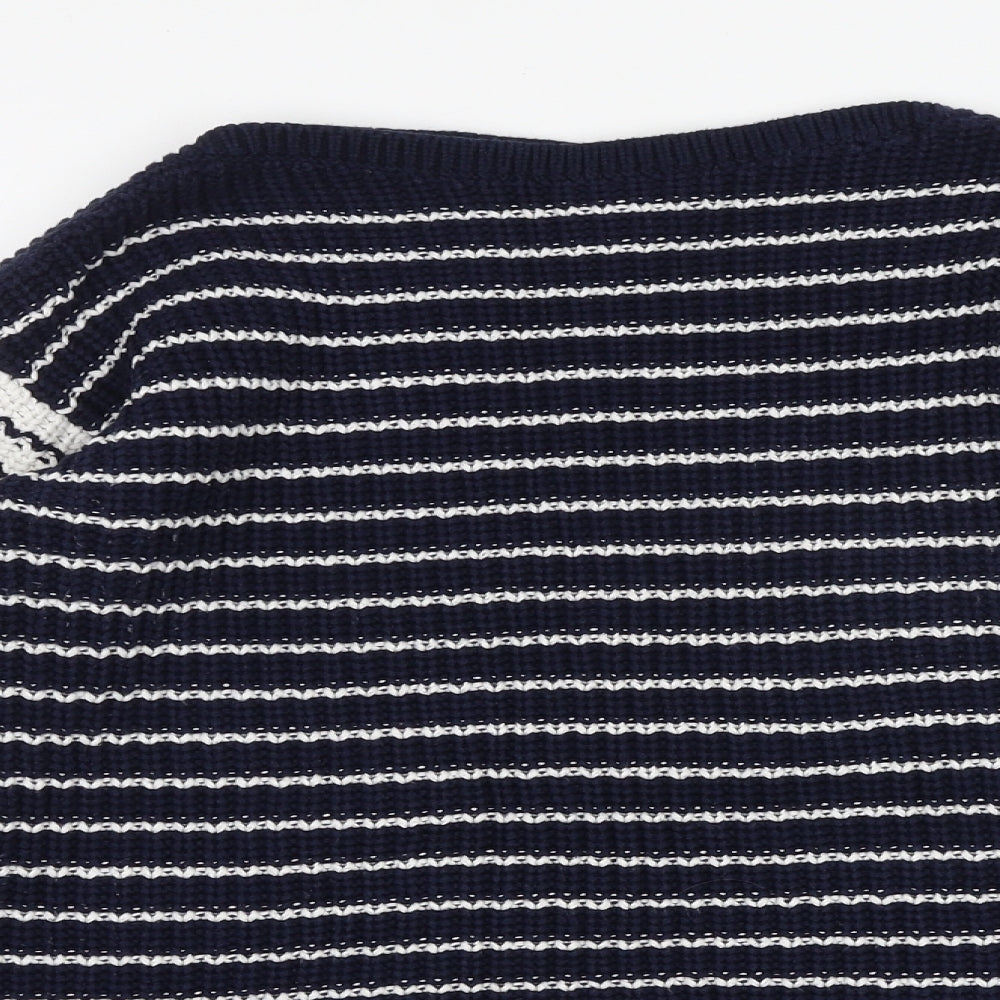 Womens UK Size S Marks and Spencer Blue Pullover Jumper
