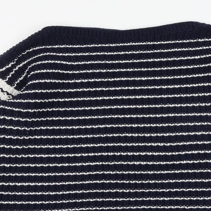 Womens UK Size S Marks and Spencer Blue Pullover Jumper
