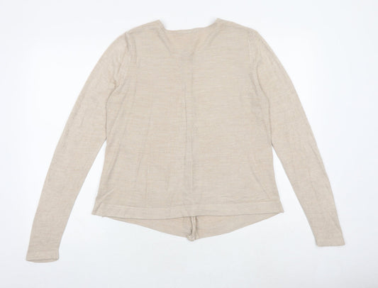 Womens UK Size 12 Marks and Spencer Brown Cardigan Jumper