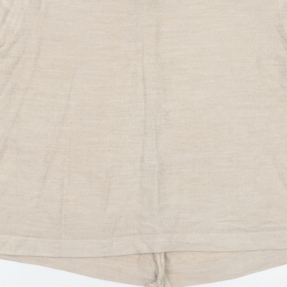 Womens UK Size 12 Marks and Spencer Brown Cardigan Jumper
