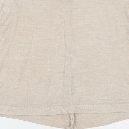 Womens UK Size 12 Marks and Spencer Brown Cardigan Jumper