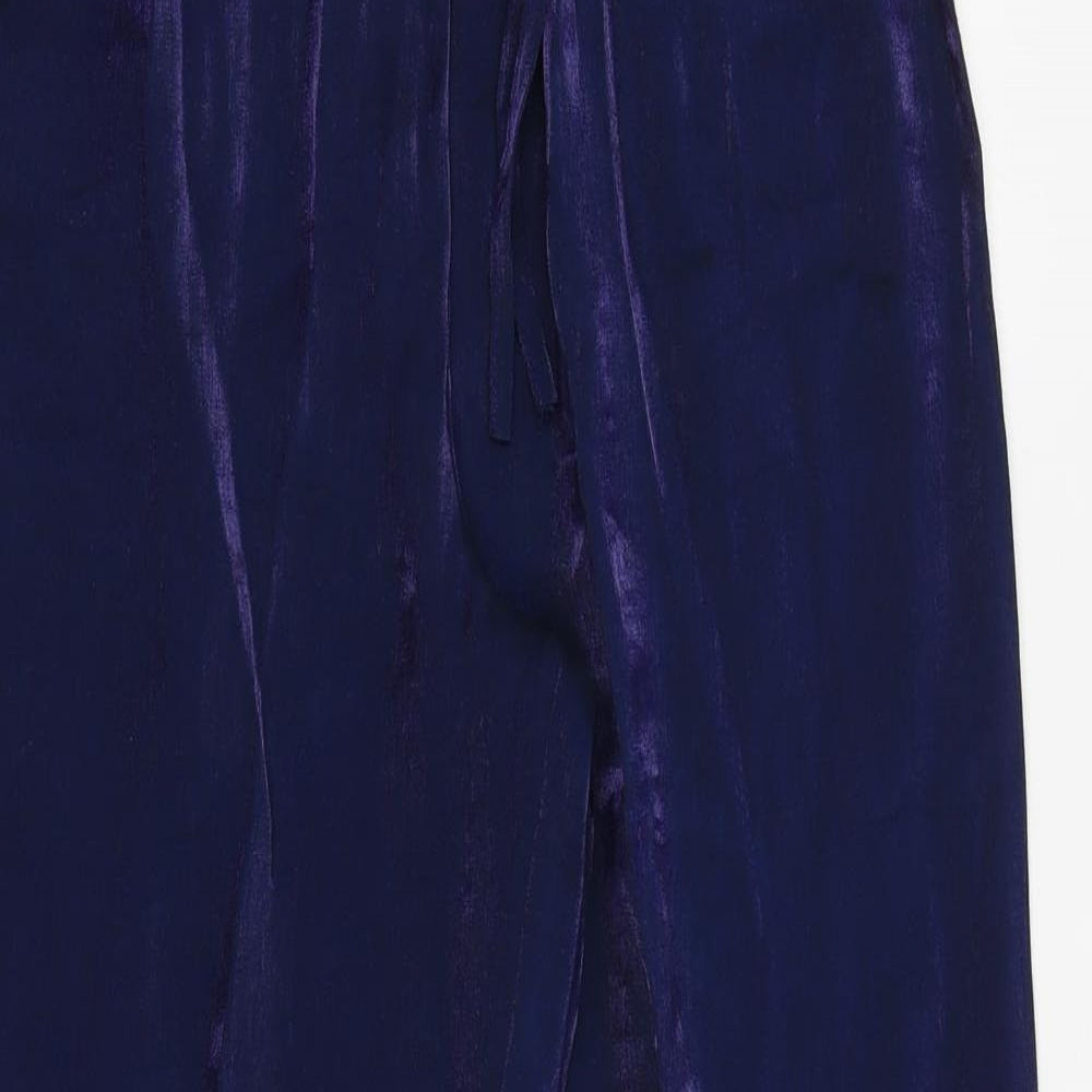 Sophie Teenwear Girls Blue Viscose Jogger Trousers Size 13 Years Regular Tie