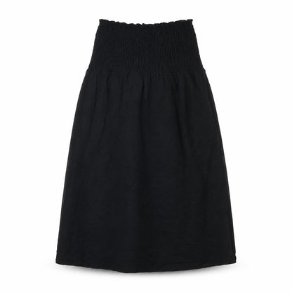 Marks and Spencer Womens Black Cotton Trapeze & Swing Size 6 Off the Shoulder Pullover