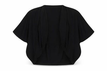 Lamorena Womens Black Polyester Basic Blouse Size 10 Round Neck