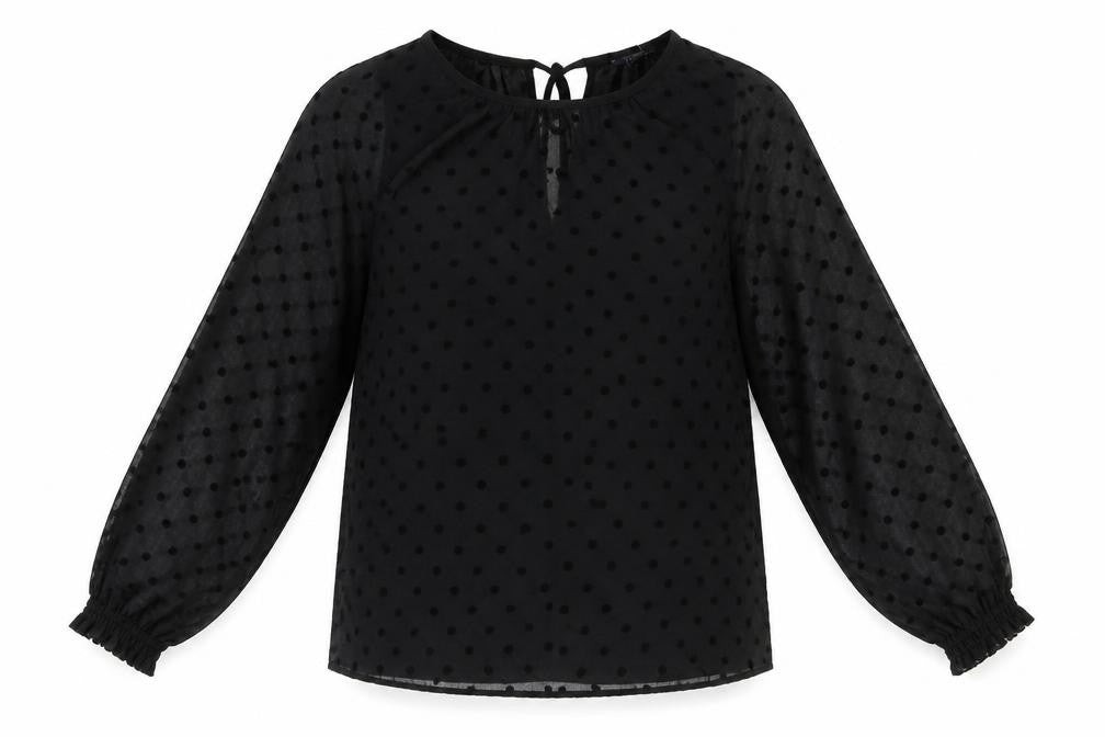 Womens UK Size 8 Marks and Spencer Black Basic Blouse