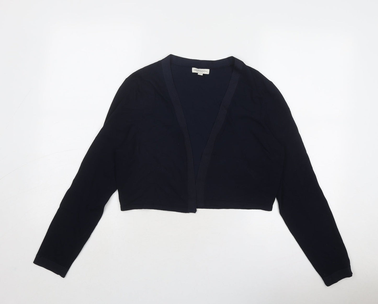 Womens UK Size M Monsoon Blue Cardigan Jumper