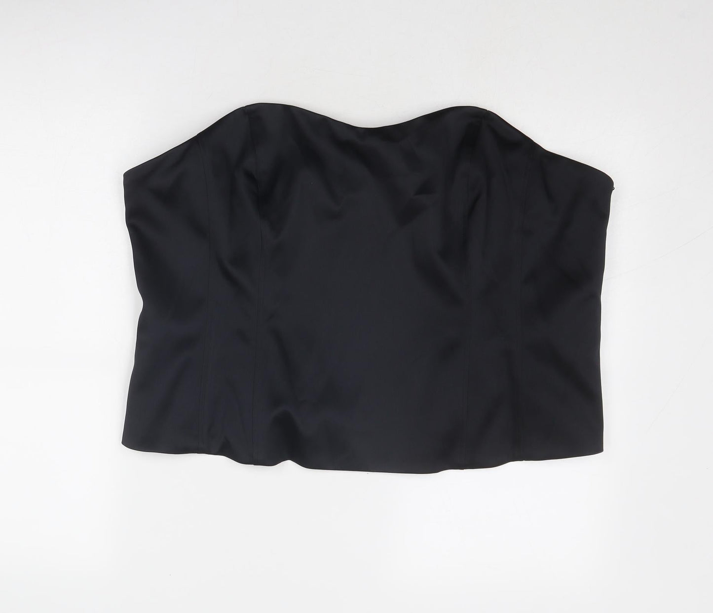 Womens UK Size 24 Marks and Spencer Black Cropped Tank
