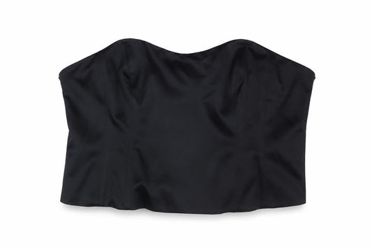 Womens UK Size 24 Marks and Spencer Black Cropped Tank