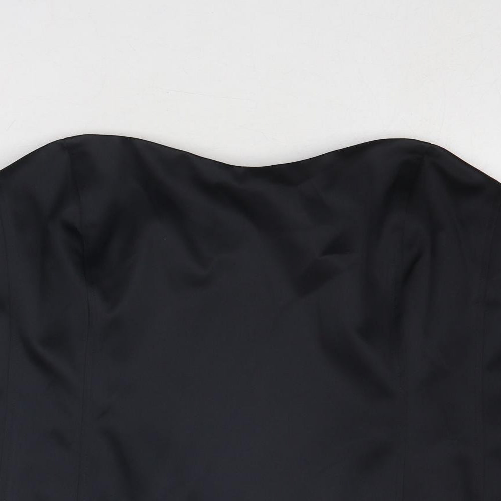 Womens UK Size 24 Marks and Spencer Black Cropped Tank