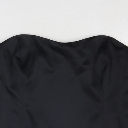 Womens UK Size 24 Marks and Spencer Black Cropped Tank