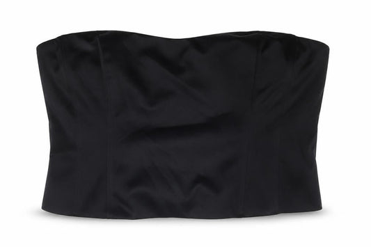 Womens UK Size 24 Marks and Spencer Black Cropped Tank