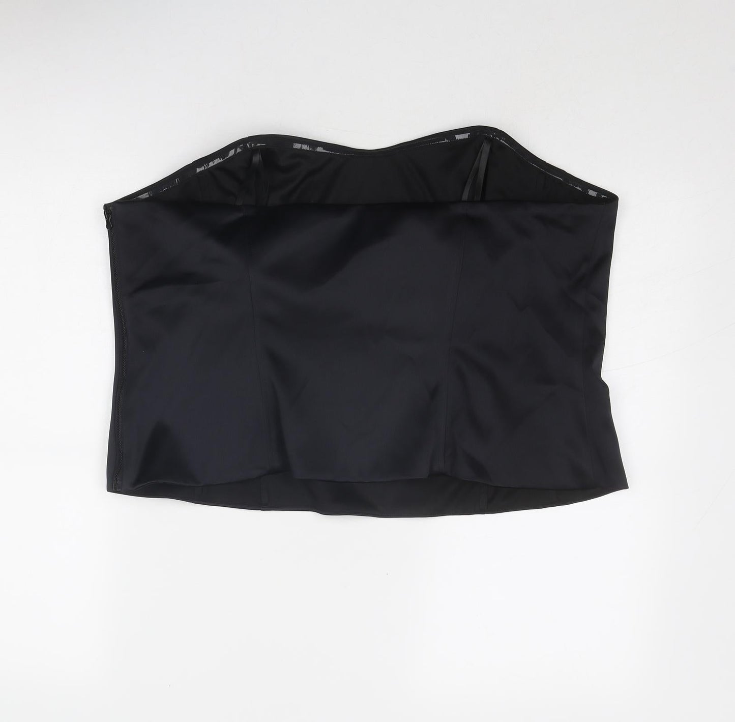 Womens UK Size 24 Marks and Spencer Black Cropped Tank