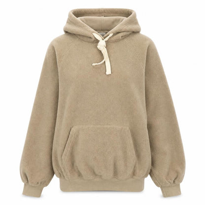 Womens UK Size XS H&M Beige Pullover Hoodie