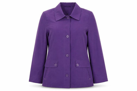 Womens UK Size 12 EWM Purple Pea Coat