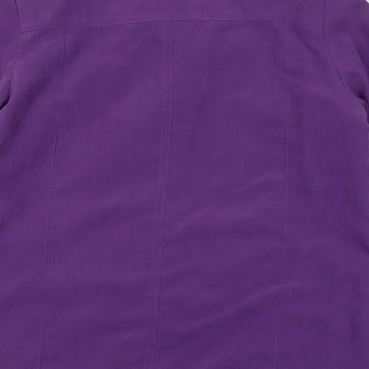 Womens UK Size 12 EWM Purple Pea Coat