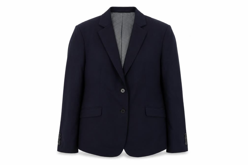 Womens UK Size 8 Brook Taverner Regular Blue Suit Jacket