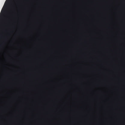 Brook Taverner Womens Blue Polyester Jacket Suit Jacket Size 8