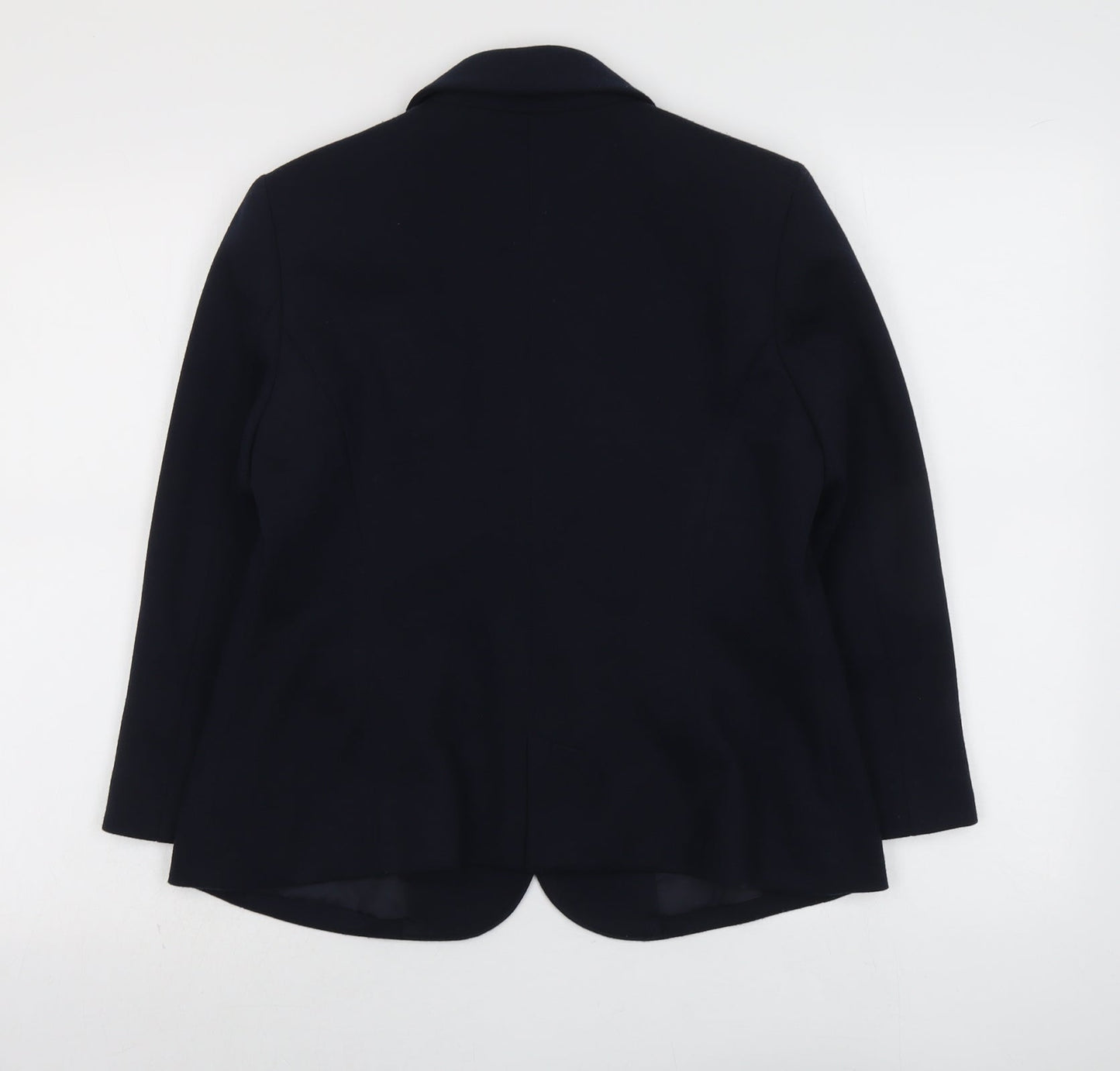 New Look Womens Blue Polyester Jacket Blazer Size 14