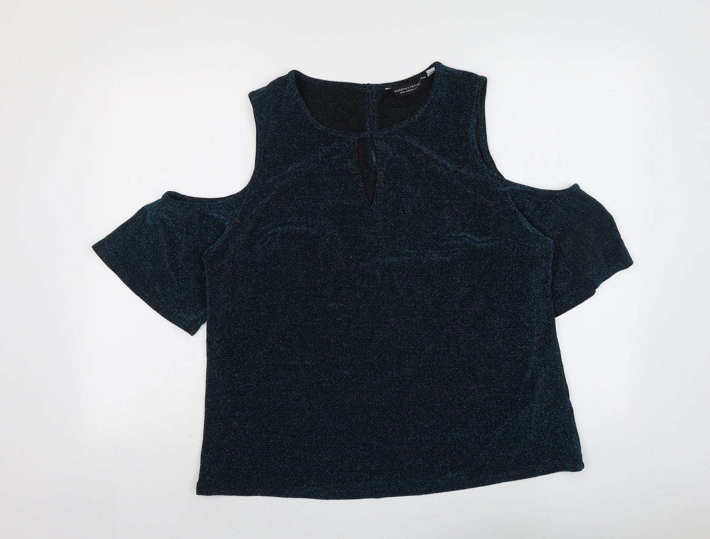 Womens UK Size 16 Dorothy Perkins Blue Basic Tank