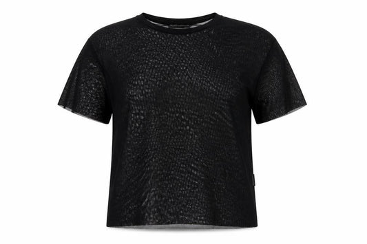 Womens UK Size S Pull&Bear Black Basic T-Shirt