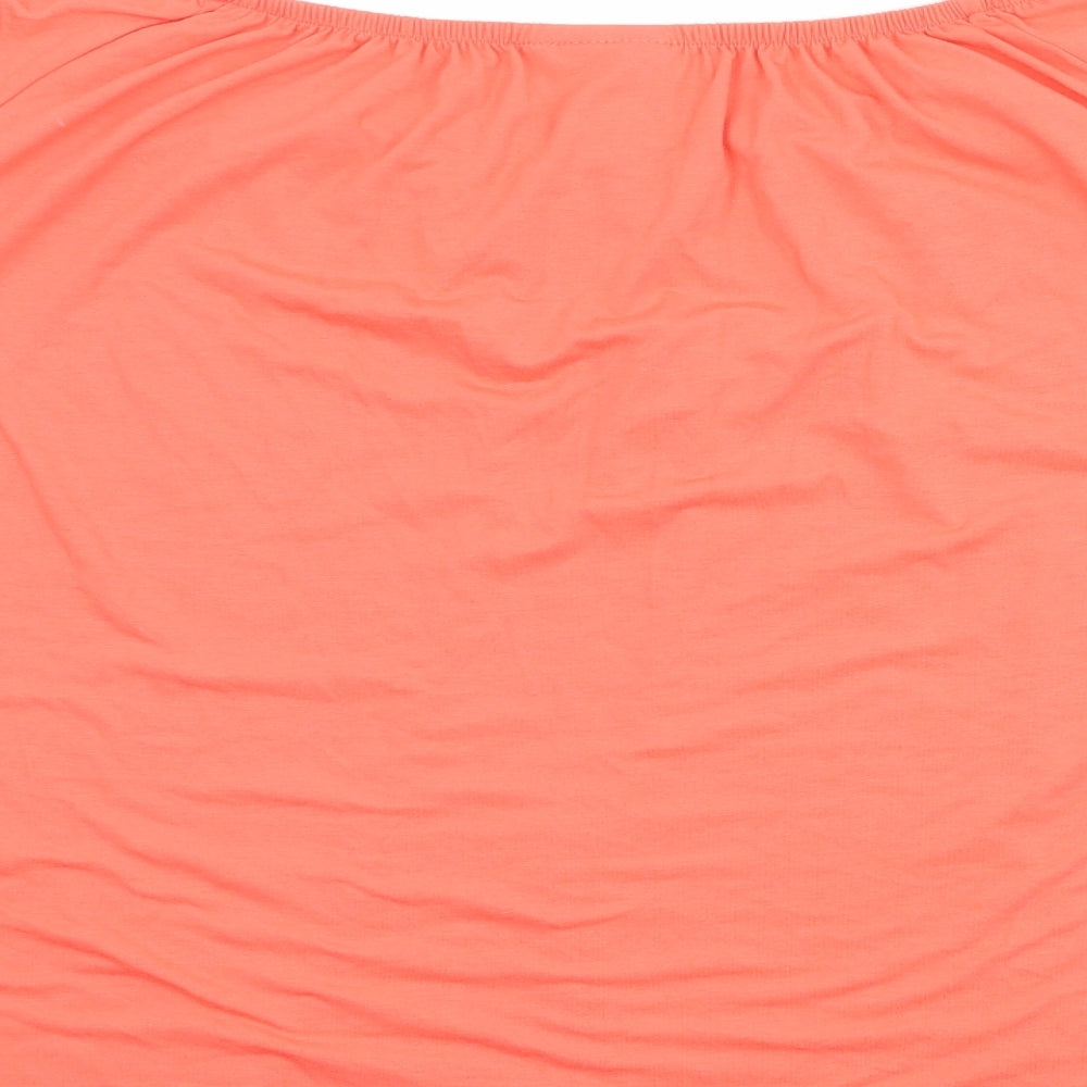 Womens UK Size L Rainbow Pink Basic Blouse