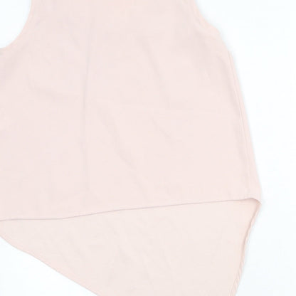 FOREVER 21 Womens Pink Polyester Basic Tank Size M Round Neck