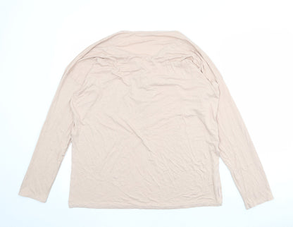 Womens UK Size 16 Missguided Pink Basic Blouse