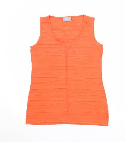 Womens UK Size 12 Wallis Orange Basic Tank