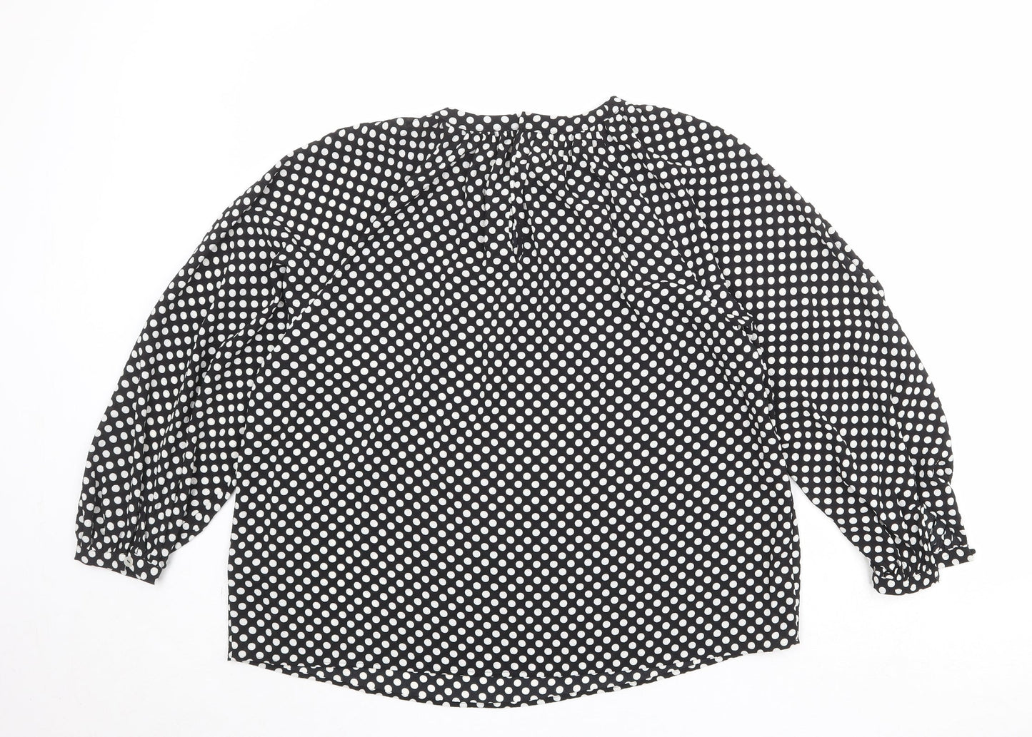 Womens UK Size 12 Marks and Spencer Black Basic Blouse
