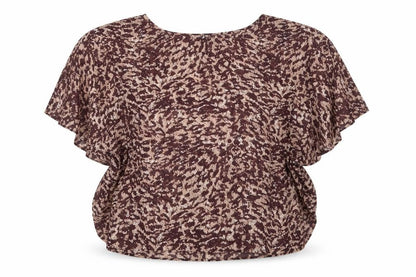 Womens UK Size 14 NEXT Brown Basic Blouse