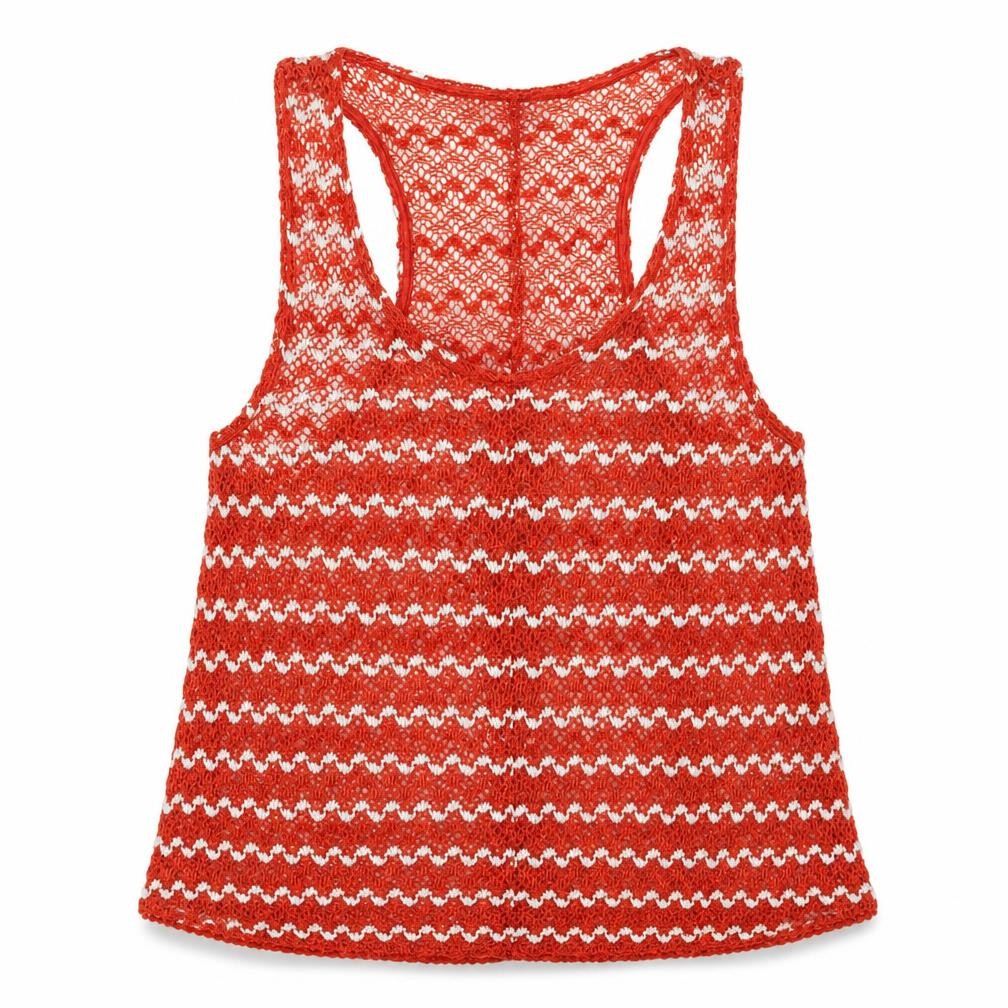 Womens UK Size 10 NEXT Red Basic Tank