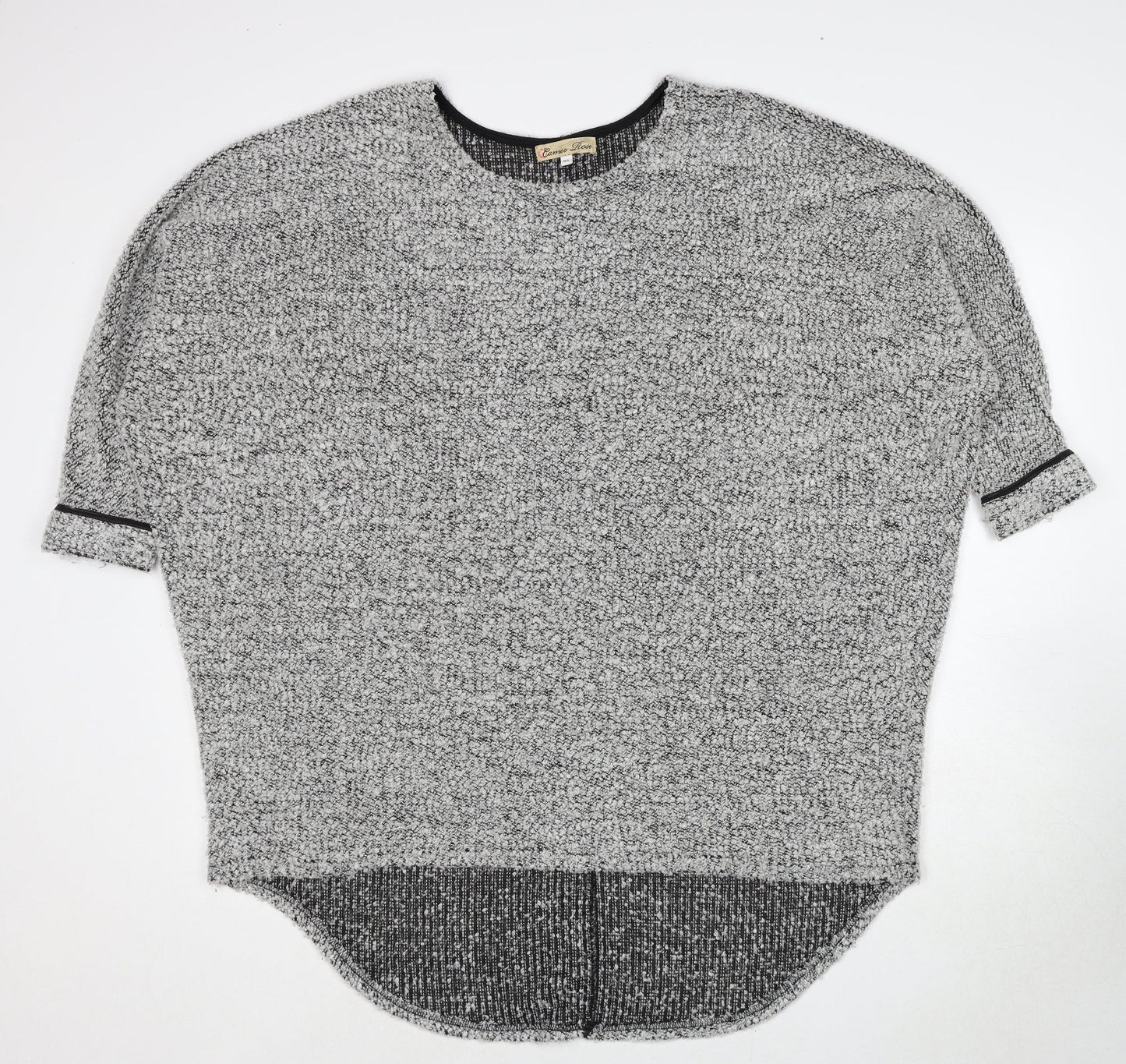 Womens UK Size M New Look Grey Pullover Jumper
