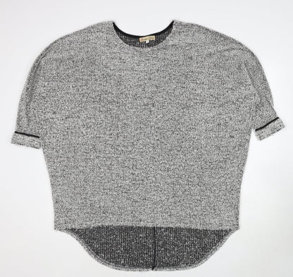 Womens UK Size M New Look Grey Pullover Jumper