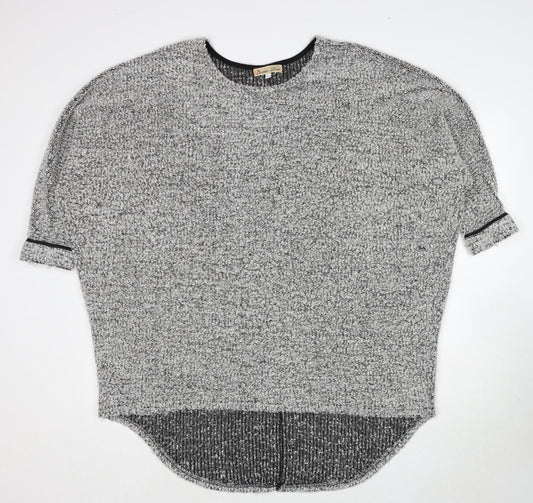 Womens UK Size M New Look Grey Pullover Jumper